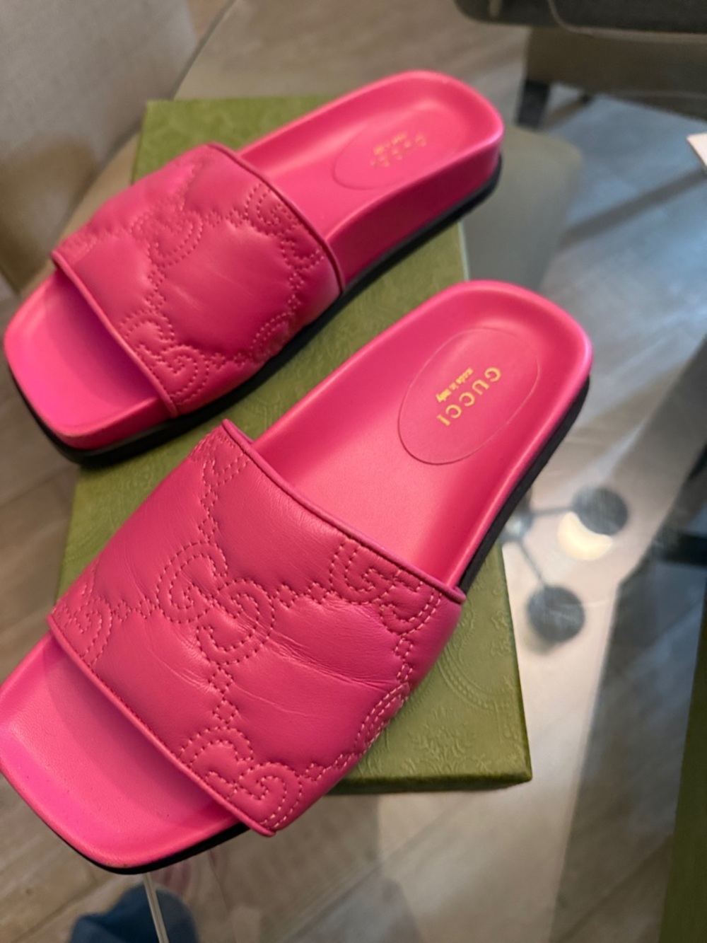 Gucci Hot Pink Sandals - Picture 5 of 6